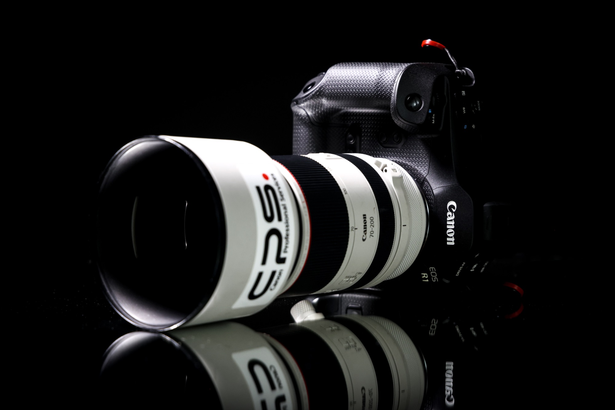Canon EOS R1 と RF70-200mm レンズ